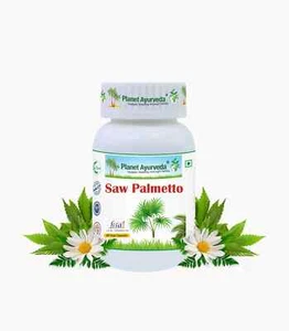 Planet Ayurveda Saw Palmetto Capsules - Pack of 2 (60 Capsules Each) - Picture 1 of 1
