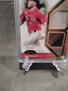 2024 Topps Certified Tier One Relic Card Alex Verdugo TIR-AV 84/99  - Bild 1 von 3