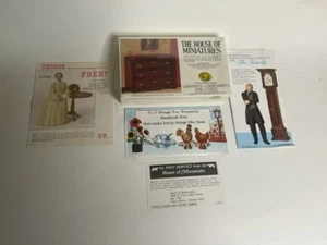 Vtg House of Miniatures Chippendale 3 Drawer Chest Dollhouse Kit #40011 Xacto - Picture 1 of 6