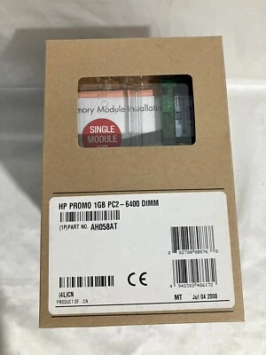 HP 1gb PC2 6400 DIMM DDR2 Desktop Memory RAM -Lot of 10 - Image 1 of 4