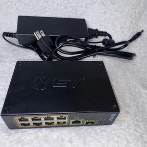 BV-Tech POE-SW802-DIN 8 Ports PoE 1 Gigabit Ethernet & 1 SFP Uplink Switch - Picture 1 of 5