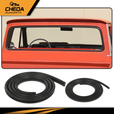 Fit For 1942-1966 Chevy GMC Pickup Rear Glass Small Window Weatherstrip Seal - Image 1 of 4