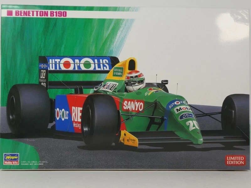 Hasegawa Kit F1 Benetton B190 Nelson Piquet Alessandro Nannini 1990 1/24 20340 - Immagine 1 di 2