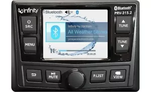 NUEVO Receptor de Medios Digitales Marinos Infinity PRV315.2 con Bluetooth - Imagen 1 de 4