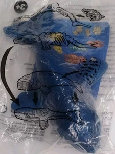 Vintage Burger King Blau Buckelwal Kinder Essen Spielzeug Versiegelt OVP - Bild 1 von 5