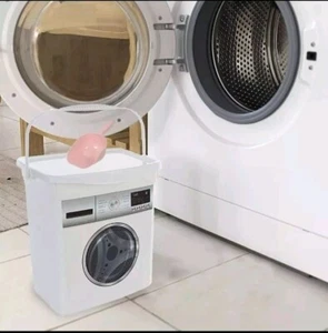NEW Storage Container Lid Dishwasher Tablet Laundry Washing Powder Peg Box - Picture 1 of 7