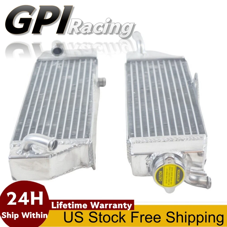 Radiador de aluminio para Yamaha YZ400F 1998-2000 400cc 4 tiempos YZ400 FK/FL 1999 99 Foto 1 de 4