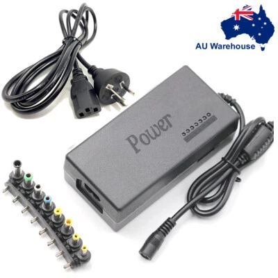 Universal Laptop Charger with 8 DC Plugs 96W LED Charger Laptop Adapter Voltage  - Image 1 of 4