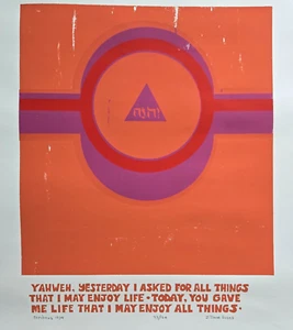 "Weihnachten 74" Vintage J. David Suggs signiert/nummeriert ~ 21x16 Zoll - Bild 1 von 7