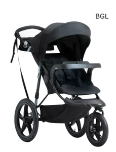 NEW IN BOX Delta Children Apollo Jogger Stroller Black - Picture 1 of 4