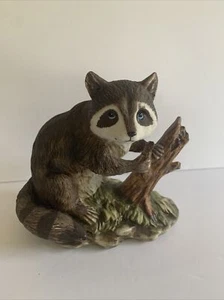 Vintage Lefton Raccoon Hand-Painted Figurine #07781 Geo Z Lefton - Picture 1 of 12