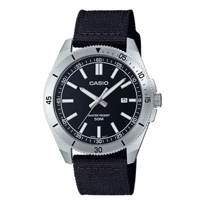 Reloj Casio Estándar Analógico Correa Tela Negra MTP-B155C-1EVDF - Imagen 1 de 2
