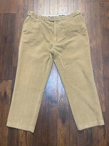 Peter Christian Corduroy Pants Mens 40x30 (Actual 40x27) Tan Casual Trousers - Picture 1 of 9