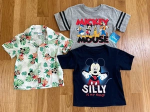 3 Disney Mickey Mouse kids Shirts 4T - Picture 1 of 8