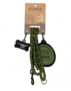 KUMA Outdoor Gear 3-In-1 Dog Leash - Green NEW - Picture 1 of 1