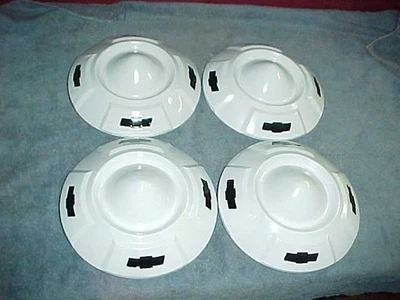 Chevy Apache Truck 1957-60 Dog Dish Bowl Hubcap SET (4) NICE Drivers Slum Caps - Image 1 of 4