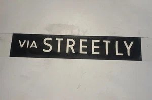 STREETLY - Hockley Perry Bar 4.1976 Bus Blind 36” Gift - Picture 1 of 11