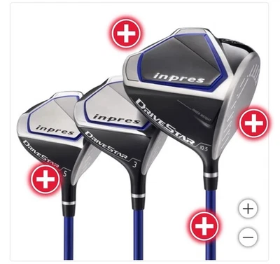 Yamaha Driver 10.5 3 Wood And 5 Wood - Image 1 of 4