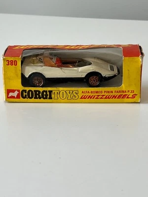 In box -CORGI TOYS WHIZZWHEELS ALFA ROMEO PININ FARINA P.33 380 MINT IN BOX 23 - Image 1 of 4