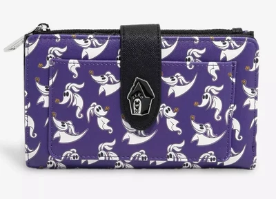 Cartera Loungefly Disney Pesadilla antes de Navidad CERO estampado integral GITD Foto 1 de 4