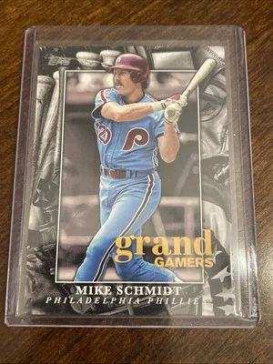 2024 Topps Series 1 - Grand Gamers Black #GOG-5 Mike Schmidt /299 - Image 1 of 2