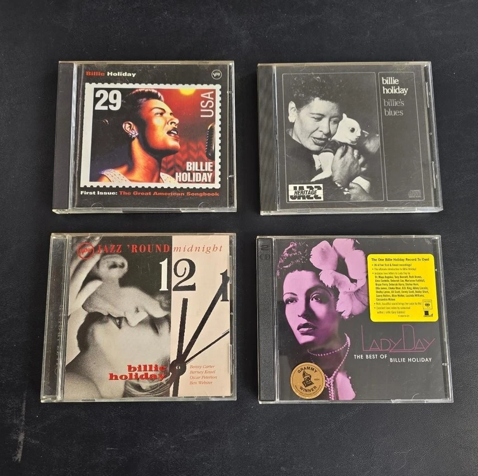 Billie Holiday CD Lot of 4 Lady Day Best Of Billie's Blues Jazz 'Round Midnight Foto 1 de 1