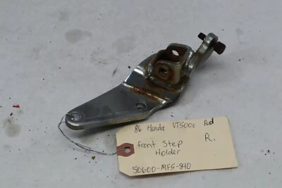 Оригинальный красный передний подножка держатель для мотоцикла Honda 1986 VT 500C - Изображение 1 из 3