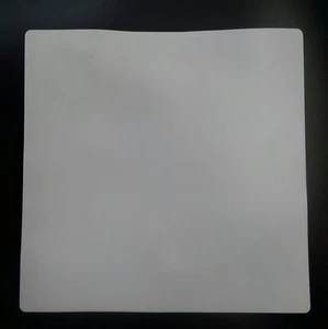 3 White Magnetic Vinyl Squares 11 1/4 X 11 1/4 inches .030 Rounded Corners. - Picture 1 of 4