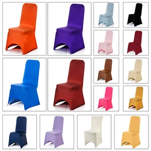 Stretch Removable Dining Room Chair Covers Seat covers for Wedding & Party Decor - Picture 1 of 87