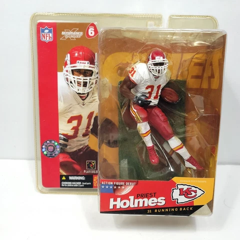 2003 McFarlane’s Sportspicks Priest Holmes Series 6 NFL Chiefs Great NEW Cover