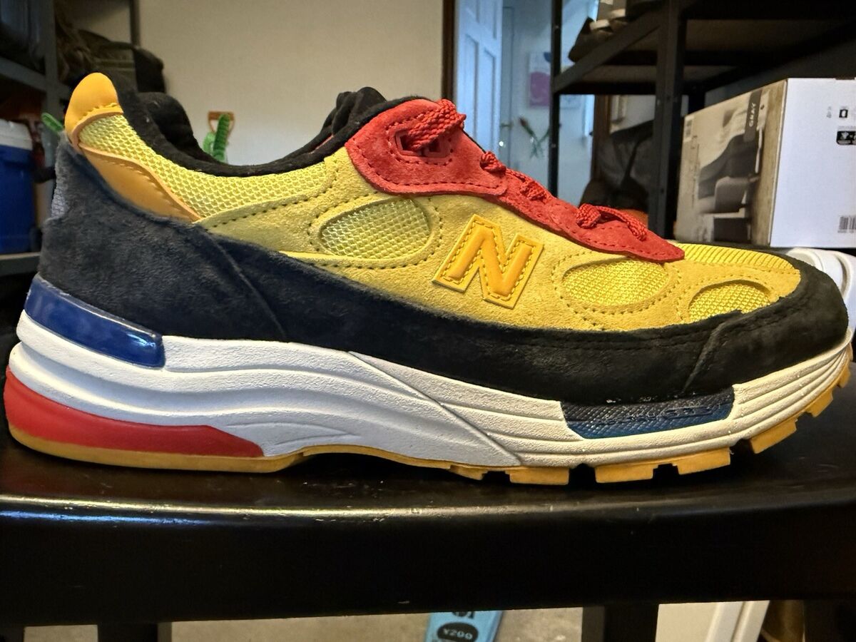 New Balance 992 Made in USA Atomic Yellow Red for Sale New Balance 992 Made in USA Atomic Yellow Red for Sale