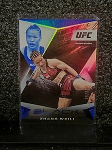 2021 Chronicles Black UFC Blue Zhang Weili /99 