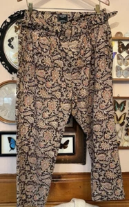 Todd Snyder Pants Men 34 Paisley Gurkha Belted Lightweight Chino crop Trouser - Picture 1 of 5