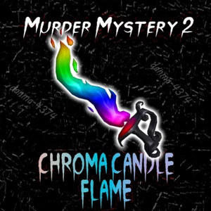 Murder Mystery 2 Chroma Candleflame - MM2 Choma Godly - Fast Delivery - Picture 1 of 1