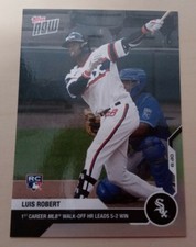 2020 Topps Now LUIS ROBERT #177 - 1st CAREER MLB WALK-OFF HR (Chicago White Sox)