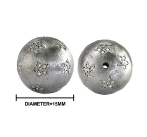 Pave diamond beads star 925 sterling silver diamond jewelery beads - Picture 1 of 12