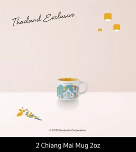 Starbucks Tasse CHIANG MAI Been There Global Icon Collector Mug 2 Oz 2024 Neu - Bild 1 von 7