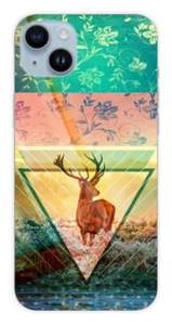 Coque en silicone imprimée compatible Apple iPhone 14 Plus Cerf swag - Picture 1 of 3