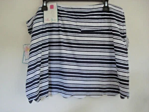 Skort de golf para dama UPF 50 talla XL azul marino/blanco NUEVO - Imagen 1 de 1