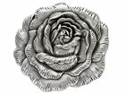 ANTIQUE ENGRAVED ROSE FLOWER BUCKLE WOMEN'S BELT BUCKLE fits up to 1-1/2'