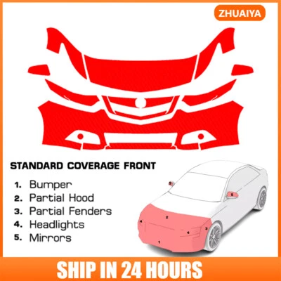 PreCut Paint Protection Film Clear Bra PPF Kit For Acura TSX A-Spec 2009-2010 - Image 1 of 4