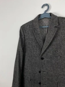 Vintage Kenzo Paris Wool Long Coat Jacket Size M - Picture 1 of 11