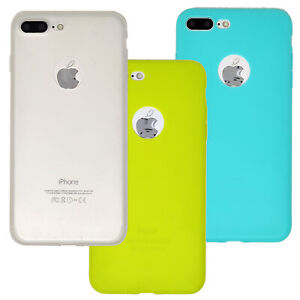 Pellicola PET + Custodia cover Simple Color per iPhone 7 Plus 5.5" flessibile