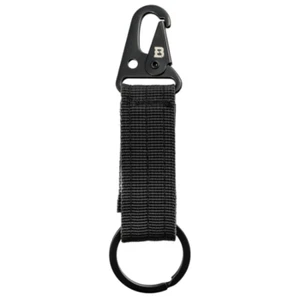 Tactical Keychain with Carabiner Clip Badger Outdoor Black - Picture 1 of 4