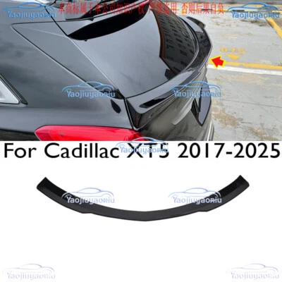 For Cadillac XT5 2017-2025 Gloss Black Trunk Middle Spoiler Wing Flap Refit 1PCS Foto 1 de 4