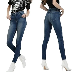ALICE + OLIVIA AO.LA You Look Good Skinny Jeans Size 26 Mid Rise Radar Love Wash - Picture 1 of 15