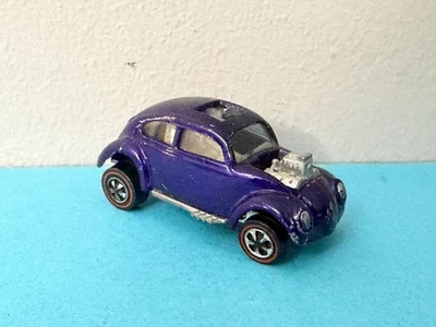 Vintage 1967 Hot Wheels Redline Custom Volkswagen VW USA Purple White Int - Image 1 of 4