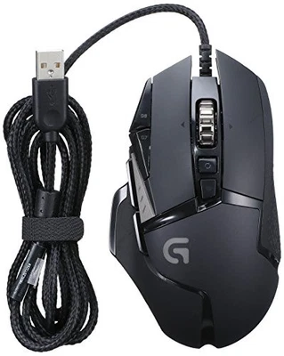 Gaming Mouse Logitech G502RGB DPI switching button programmable button weight a - Image 1 of 4