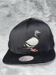 Staple Pigeon Hat Cap Snapback Black Mitchell & Ness Adjustable Rare - Picture 1 of 11