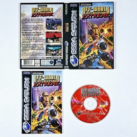 SEGA SATURN Racing Game OFF WORLD INTERCEPTOR EXTREME PAL CIB Monster Truck...